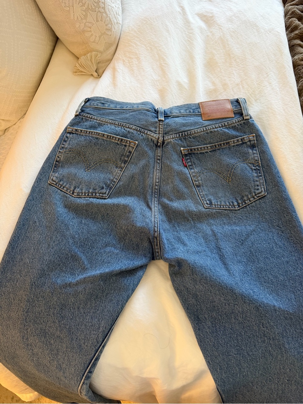 Levi's Blue Straight-Leg Women's Jeans